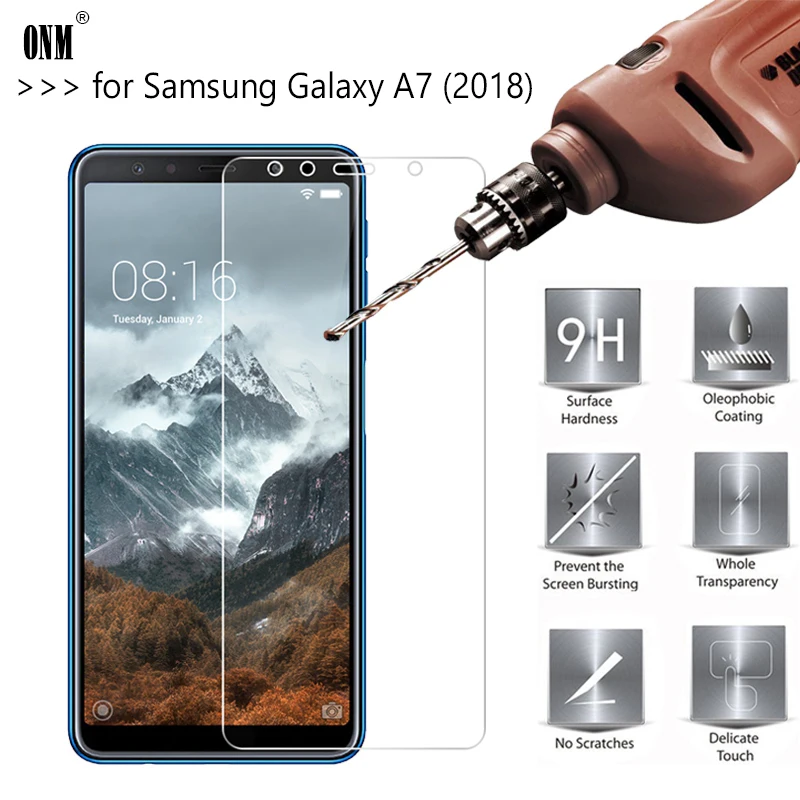 2.5D 0,26 мм 9H Премиум Закаленное стекло для samsung Galaxy A7() Защитная пленка для экрана для samsung Galaxy A7