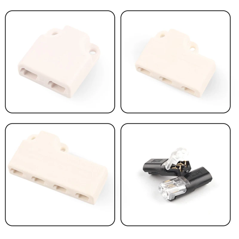 Wire Cable Connector Crimp Terminal Splitter Box Set With for Audio Auto Moto Lighting System Junction 22-18AWG | Обустройство дома