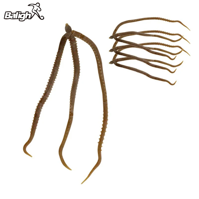 

Balight 4pcs/Lot Fishing Soft Lure Octopus Squid Bait TPR Silicone Material Pesca Wobbler Fishing Tackle Floating