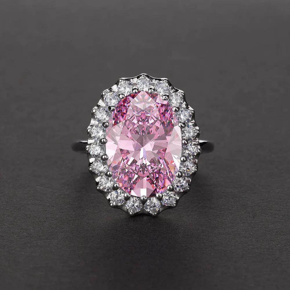 Европейские модные большие кольца с камнем для женщин роскошные обручальные в