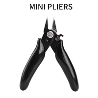 electronic plier side slicing nipper steel diy mini diagonal plier jewelry wire cable slicer manual round pliers cutter