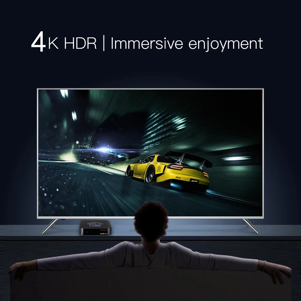 S905W 2GB RAM +16GB ROM GTMEDIA G2 4K Android 7.1.2 Tv Box Support watch netflix in HD Xtream IPTV | Электроника