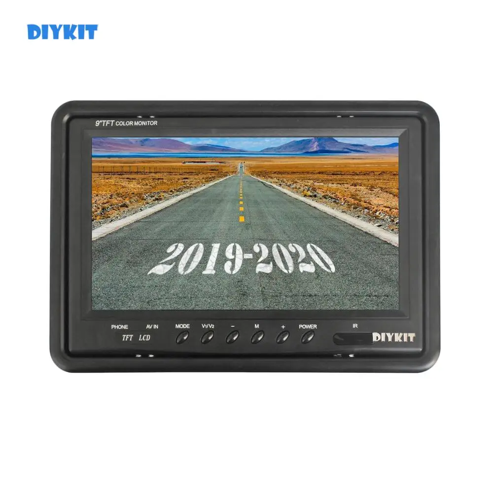 DIYKIT 9 дюймов TFT LCD Автомобильный Монитор дисплей задний вид автомобиля монитор
