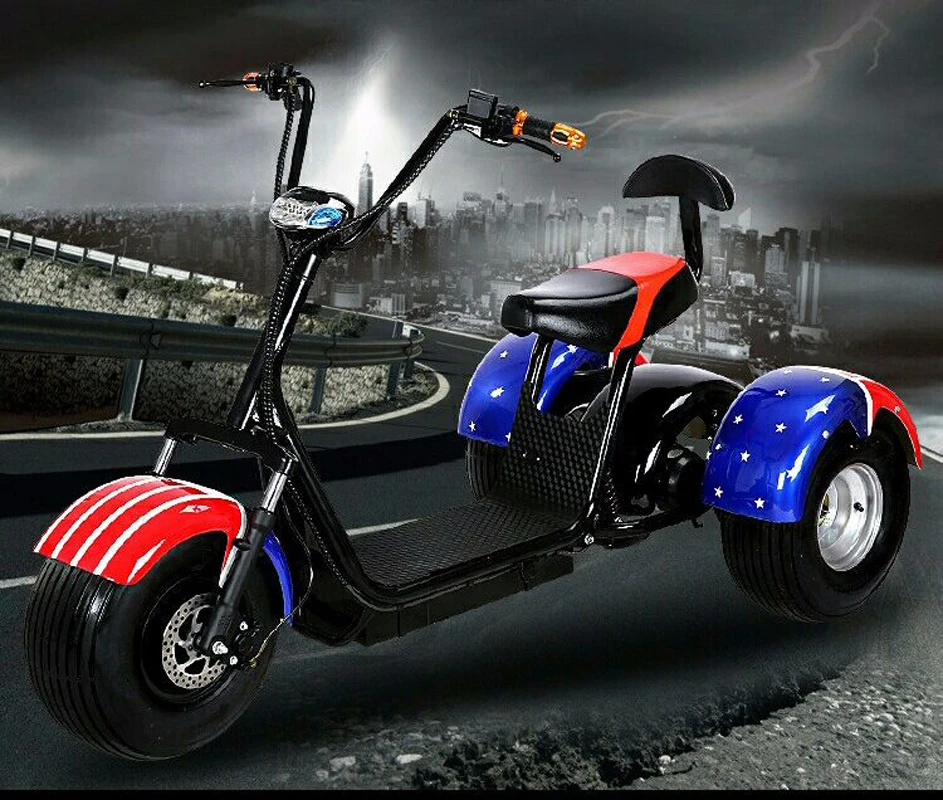 

Electric scooter Citycoco Three Wheel High-performance Strong Motor Durable Quick Start Attract Eyeballs Integral scooters