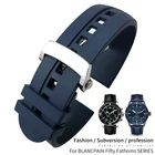 Ремешок мягкий резиновый для наручных часов, 23 мм, 50 Fathoms 5000 5015