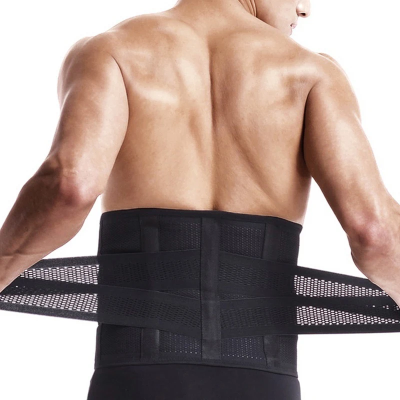 Поддержка с двойными лентами сильные компрессионные тянущиеся ремни дышащий