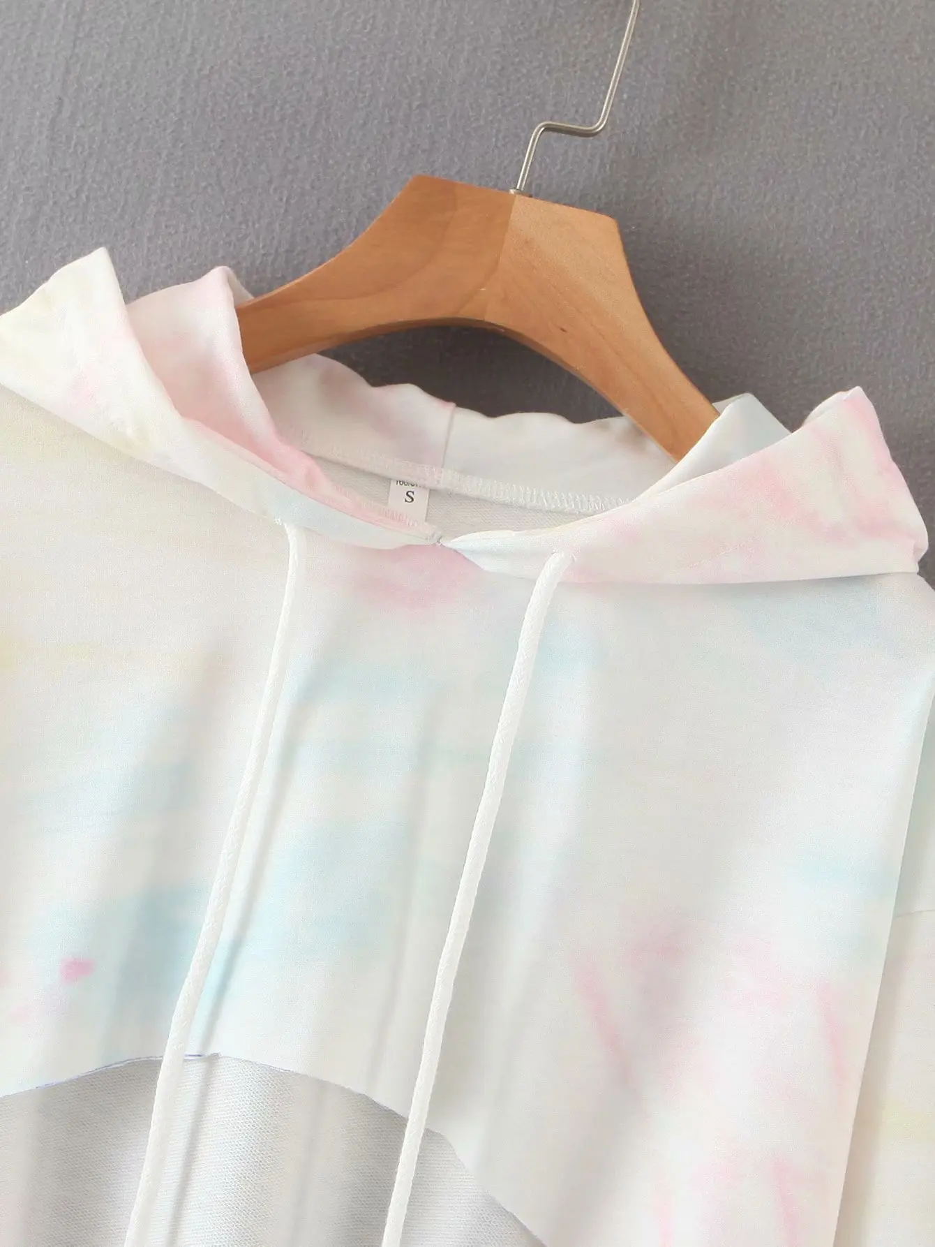 

Hoodies Oversized Kleding Tie Dye Hooded Women Tops Korea Losse Sweatshirt Long Sleeve Casual Hooded Pullover Clothes Sweatshirt