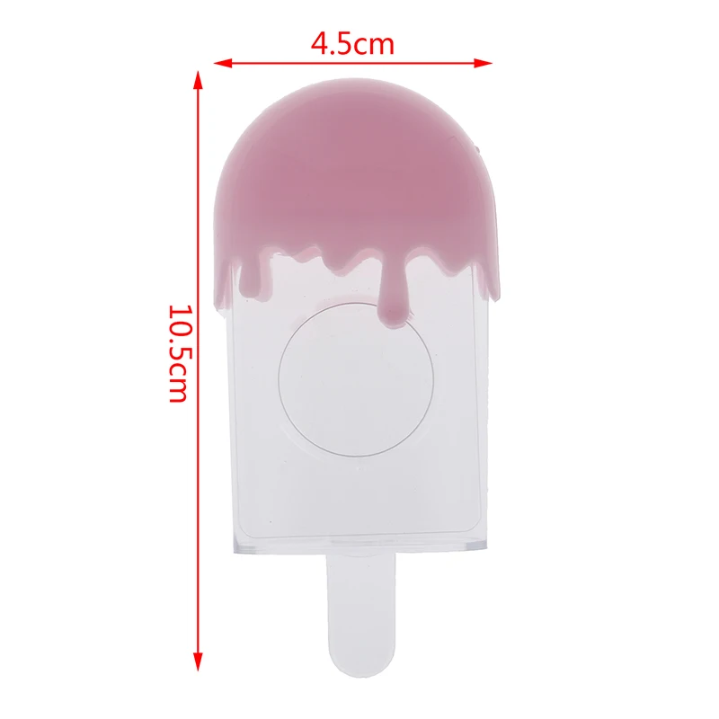 

10Pcs Ice Cream Suitcase Empty Lash Storage Packaging Box Eyelash Luggage Case