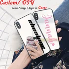 Чехол-накладка для iphone 11 Pro Max, 7, 8, 6, 6S Plus, X, XR, XS Max, зеркальный, с логотипом на заказ