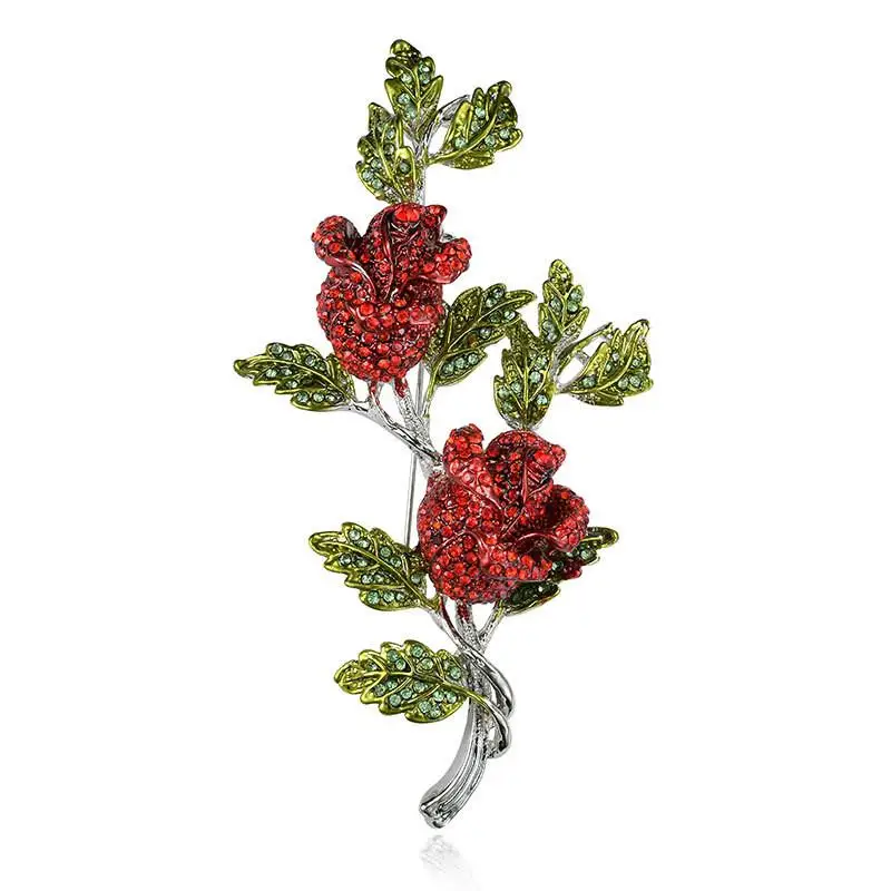 Новая модная брошь ювелирные изделия изысканная в виде растения булавка