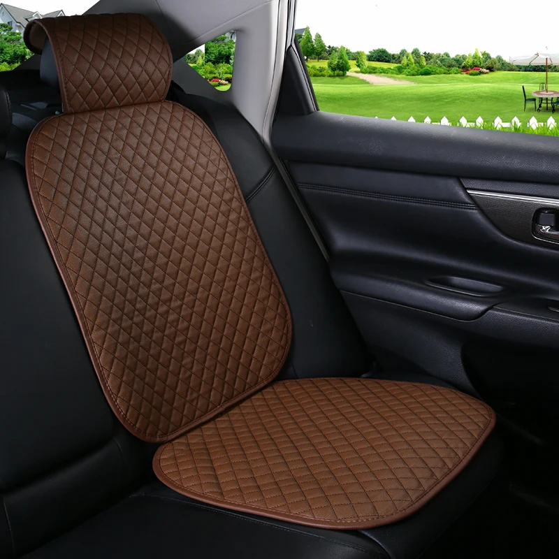 Водонепроницаемый чехол для автомобильного сиденья из ПУ кожи защитный коврик