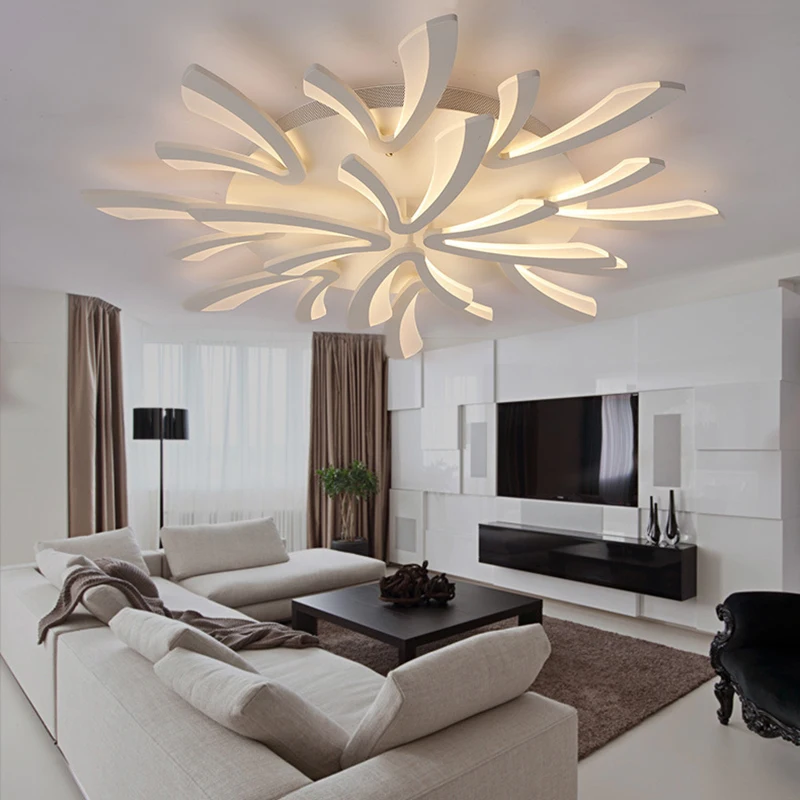 

Декоративная светодиодная потолочная лампа, современный минималистичный акриловый светильник для спальни, гостиницы, скандинавский свети...