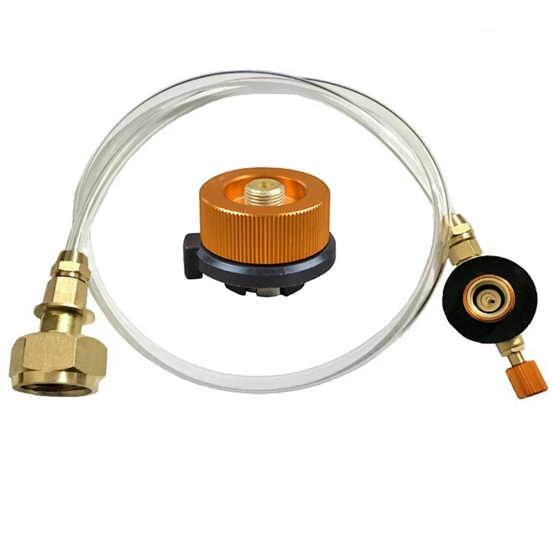 

Outdoor Gas Stove Camping Stove Propane Refill Adapter Burner LPG Flat Cylinder Tank Coupler Bottle Adapter Save