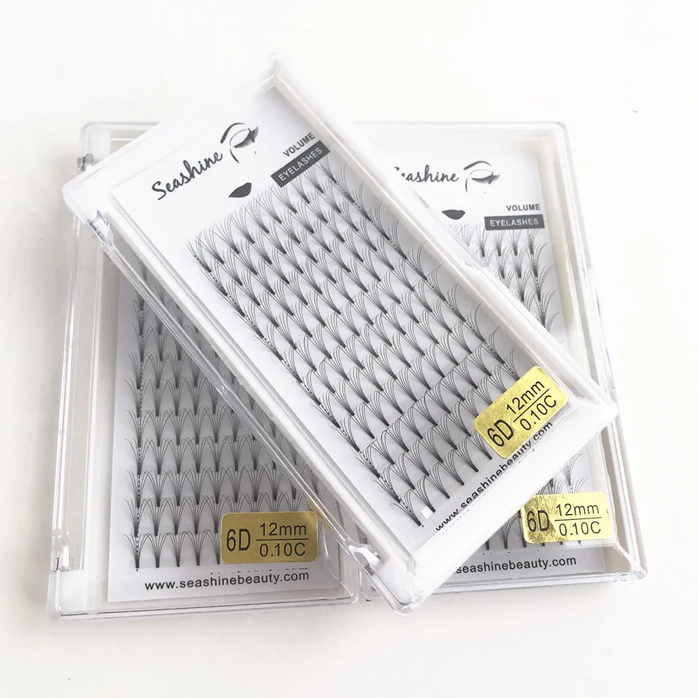 Накладные ресницы Seashine предварительно закаленные объемные вееры для