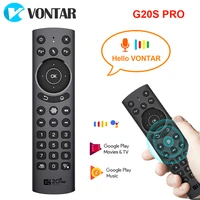 g20s pro 2 4g wireless voice remote control backlit air mouse gyroscope google assistant for h96 x96 max plus android tv box