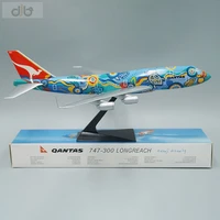 1250 aircraft model toy qantas airways boeing 747 300 for collection