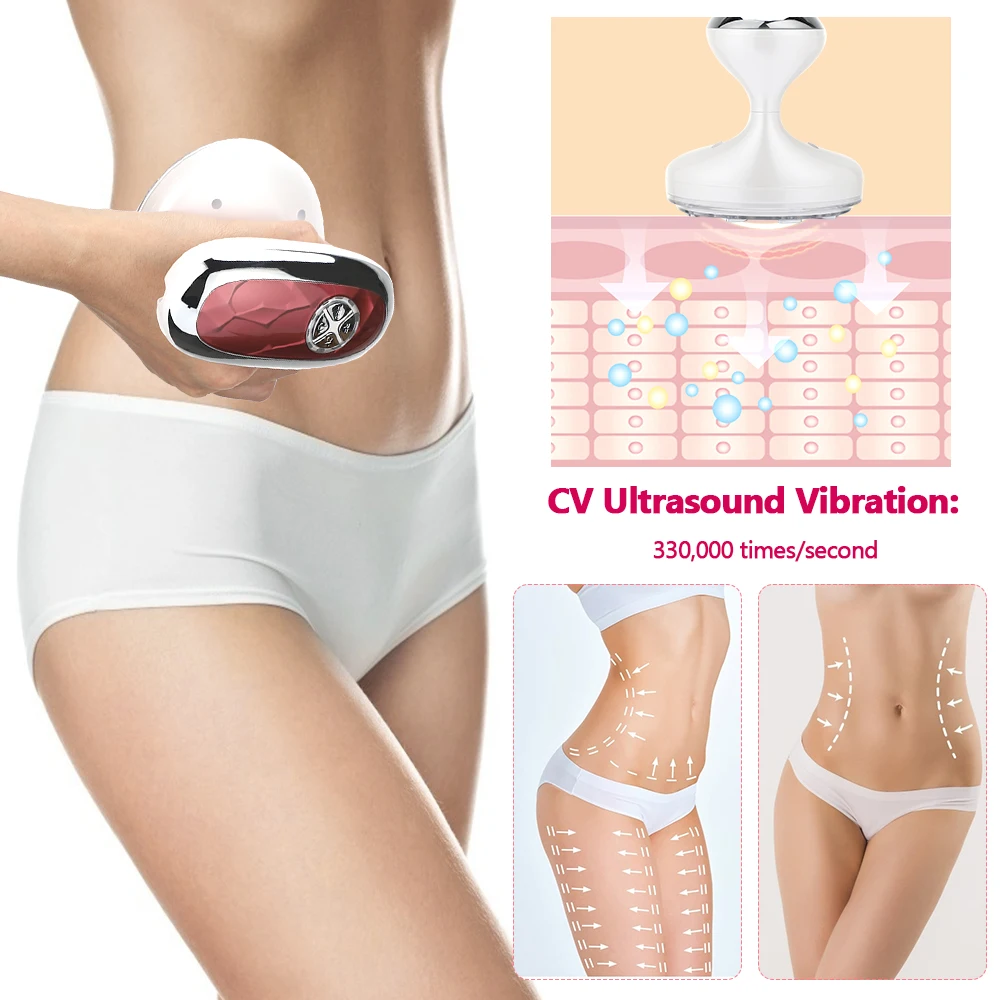 

LED Body Reshaping Sonic RF Slimming Massager Fat Burner Anti Cellulite Lipo Radio Frequency Massage Red Light Photon Therapy