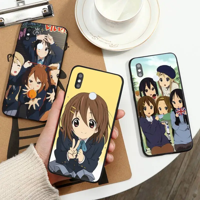 

K on! Hirasawa Yui anime Phone Case For Xiaomi Redmi note 7 8 9 t max3 s 10 pro lite coque funda shell cover