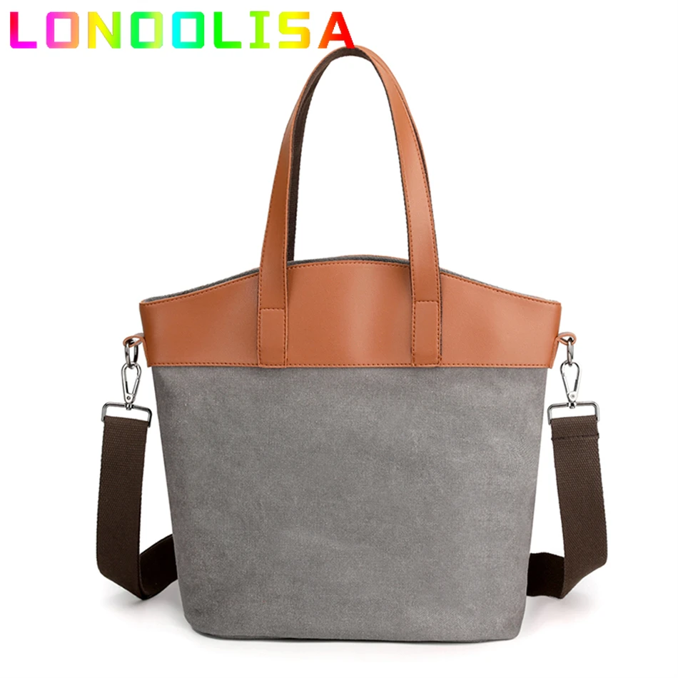 

Модные холщовые дамские сумочки, брендовые дизайнерские сумки через плечо для женщин, 2021, вместительные повседневные тоуты, новая сумка для...