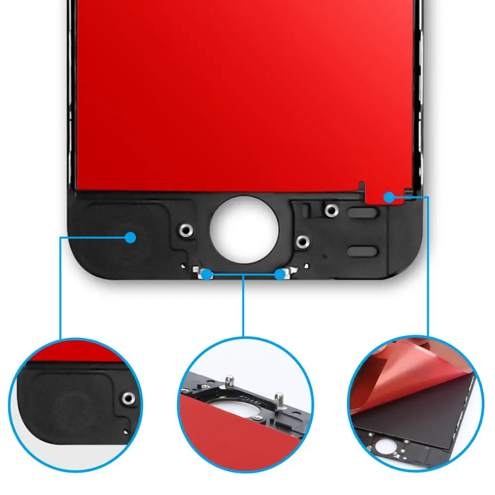 AAA + LCD Pantalla для iPhone 5 5C 5S ЖК дисплей экран замена дигитайзер сборка без битых