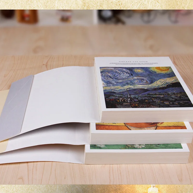 

Van Gogh Oil Painting Series Blank Sketch Book Sketch Book Picture Book Picture Book Hand Picture Book Thickening Art Book