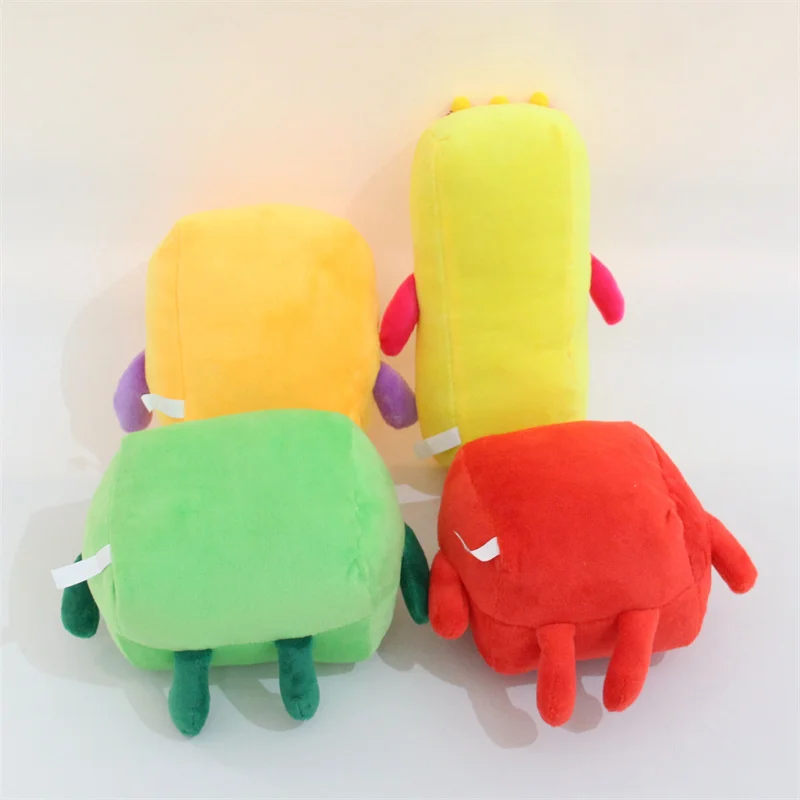 Juego de bloques de n&uacute;meros de 10 piezas, juguete de peluche de dibujos animados, mu&ntilde;ecos de n&uacute;meros, bloques de iluminaci&oacute;n de matem&aacute;ticas, figura educativa, regalo para ni&ntilde;os-5