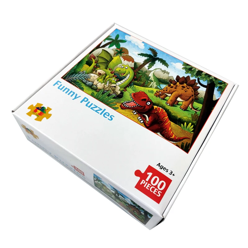 

Mideer 100pcs Jigsaw Puzzle Children's Intelligence Dinosaur Puzzle Early Educational Toys 3-4-5-6 Years Old Jigsaw-Puzzles Toys