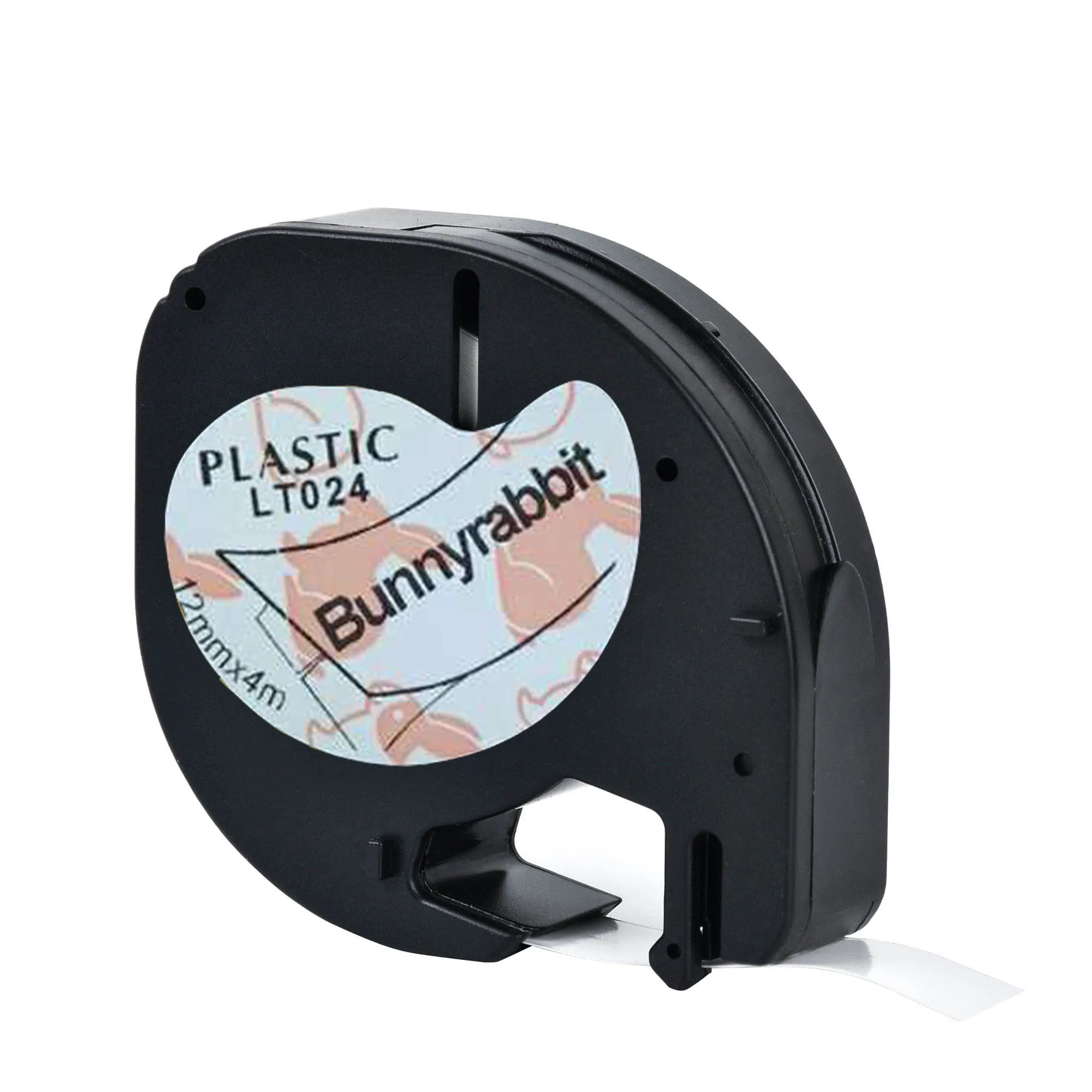 12 мм 91201 совместимый с Dymo LetraTag ярлык 12267 91200 91202 91203 91204 91205 91331 91221 59422 для Dymo LT-100H принтер - Цвет: Bunny Rabbit