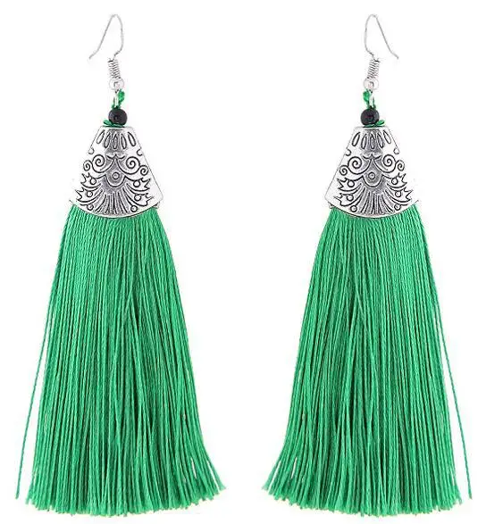 2019 Модные женские украшения с бахромой богемные винтажные простые искусственные