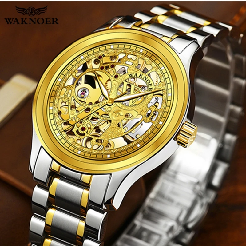 Relogio Masculino Skeletonl мужские s часы лучший бренд класса люкс автоматические