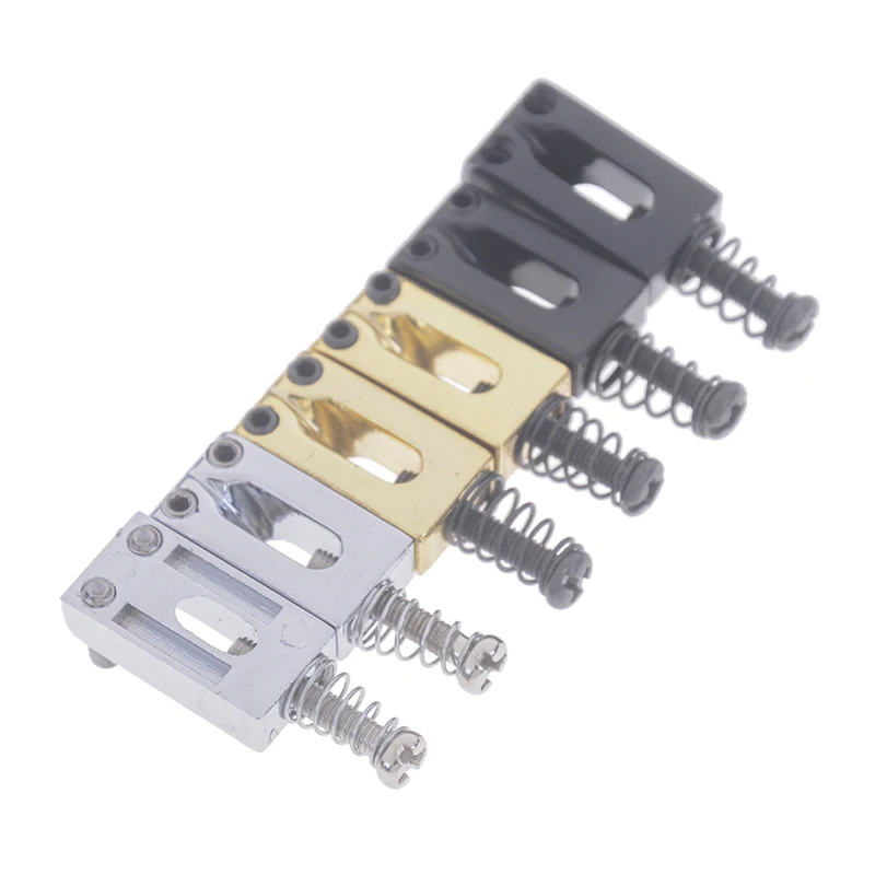 2 stücke elektrische gitarre teil sättel chrome tremolo brücke sättel ersatz teile für elektrische gitarre frühling schr