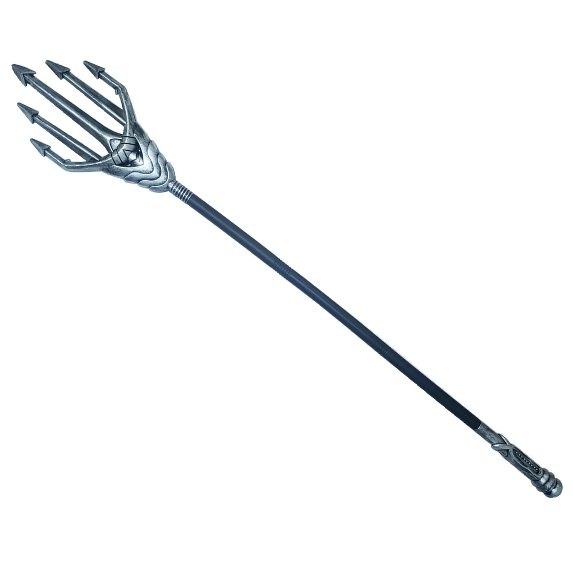 Игрушка супергероя золотого и серебряного цвета Аквамен тризун Нептуна игрушка