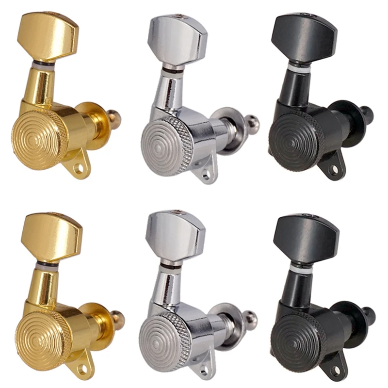 

Locked String Tuning Pegs Key Tuners Machine Heads for Acoustic Electric Guitar Lock Schaller Style