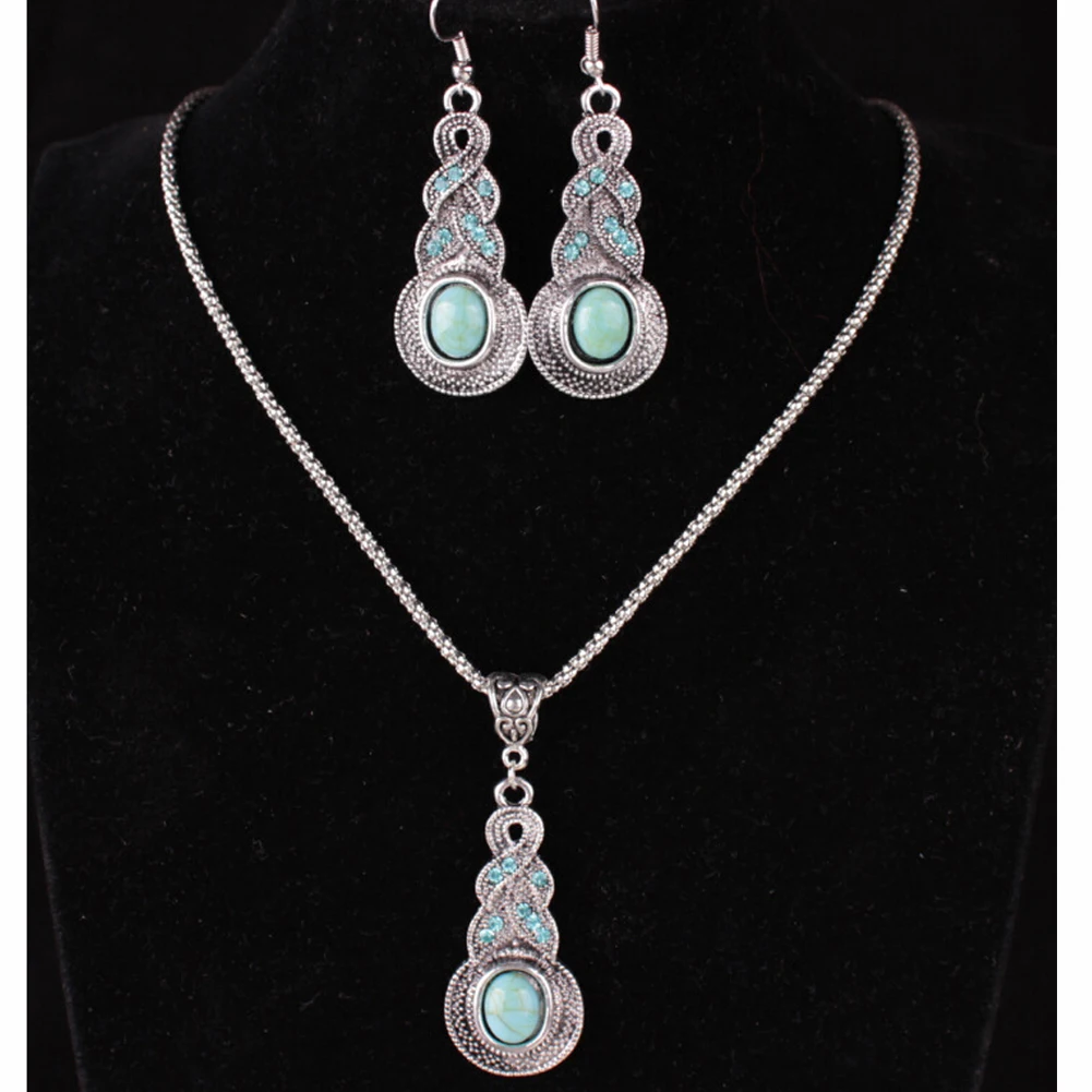 Collares mujer etnicos африканские синие хрустальные бусины подвеска на ожерелье Павлин
