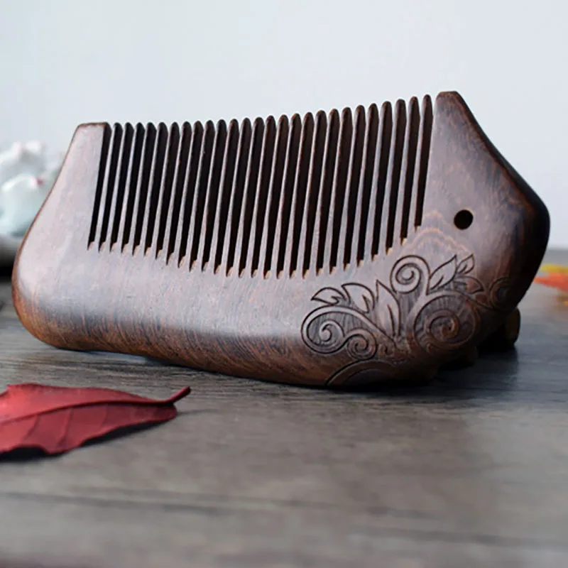 

Natural Sandalwood Wood Comb Anti-Static Head Massage Combs Pocket Hair Combs for Women Gifts Hair Styling