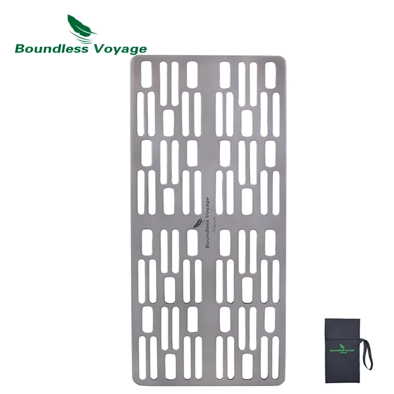 Титановый мини гриль для кемпинга барбекю с древесным углем газовый пикника на