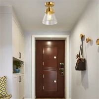 wpd copper ceiling lights modern aisle lights home creative decoration suitable for home