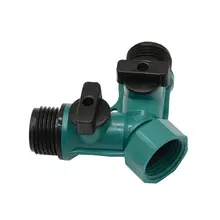 ANSI 3/4 2 способ садовый кран делитель воды Y conector капельный адаптер