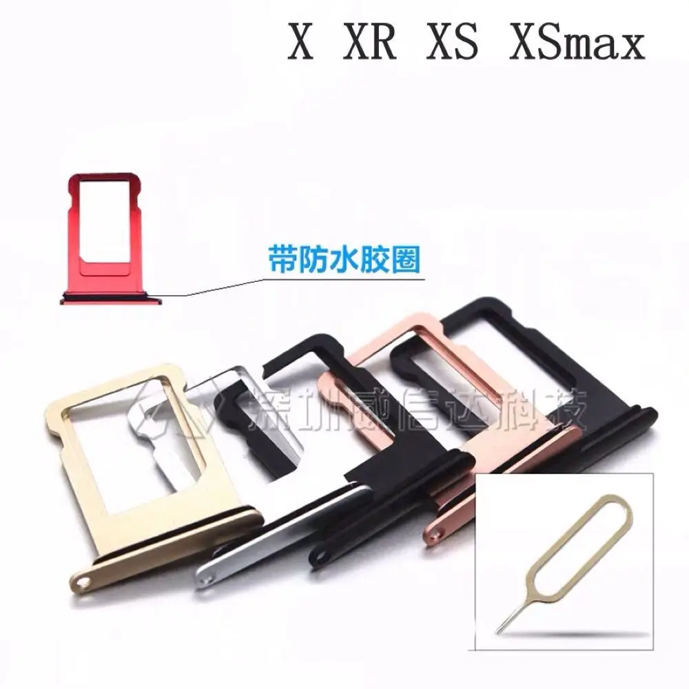 

X XS XR XSMAX водонепроницаемый Micro Dual SIM Слот для SD TF карты лоток держатель адаптер извлечение вставка металлическая печатная плата FPC Запасная ч...