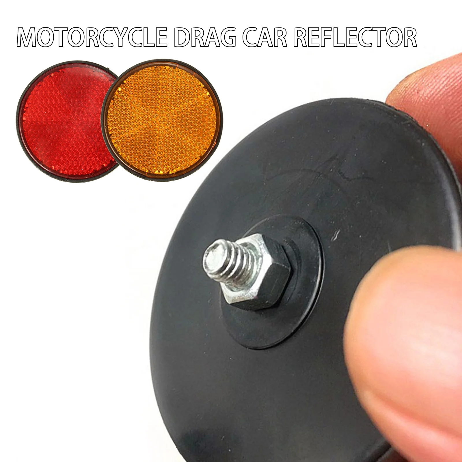 Комплект из 2 предметов с круглым Предупреждение полоска Светоотражающая