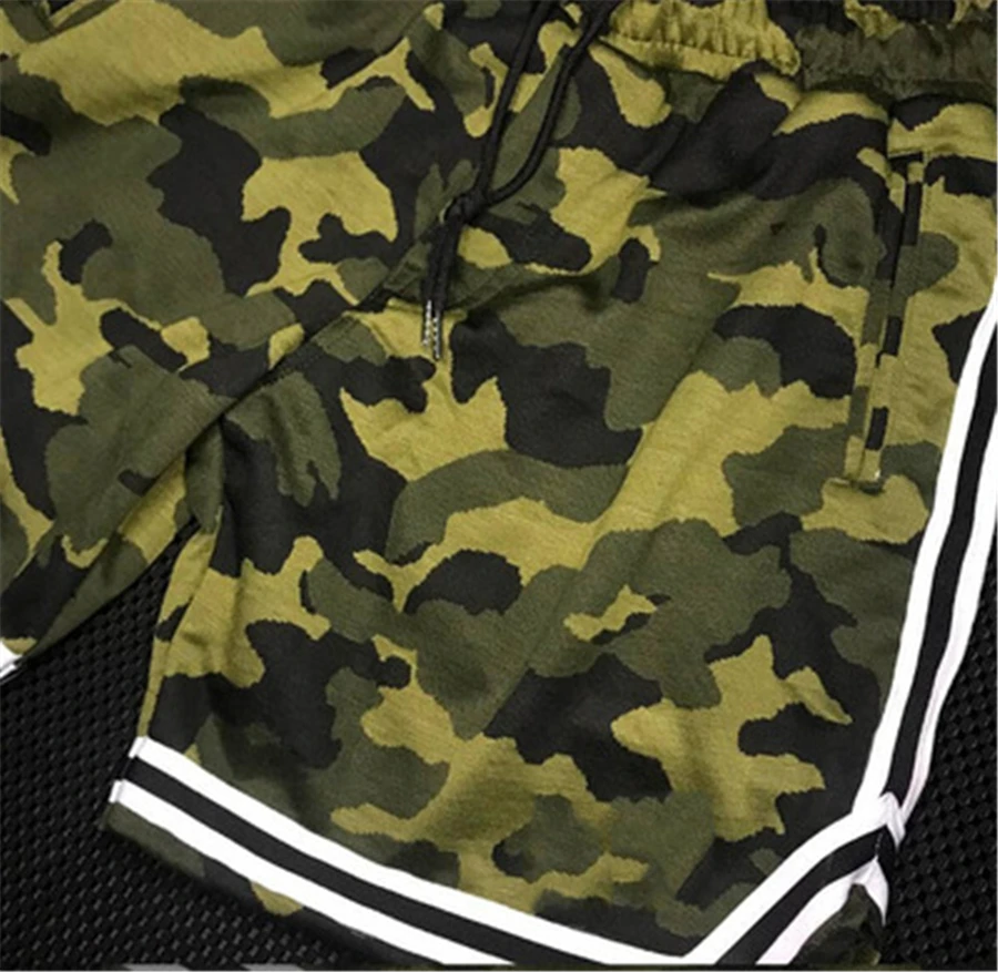 

Camouflage shorts Latest Splicing Mesh Breathable Men's Fitness Sports Leisure Basketball Pants Outdoor Running Training Shorts