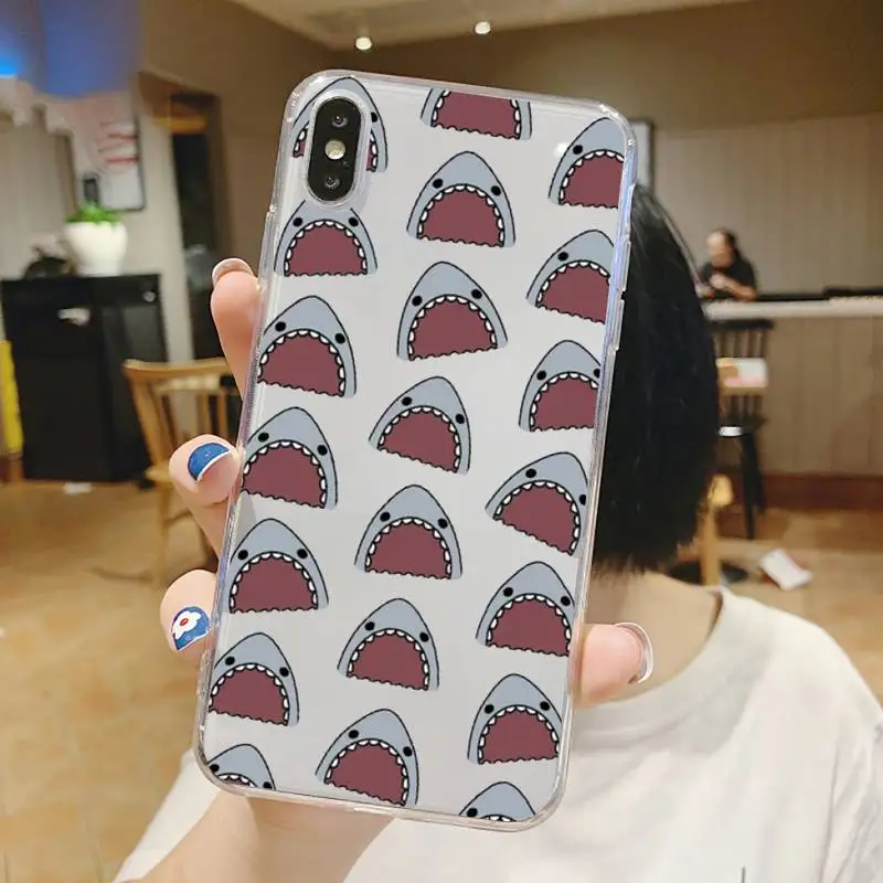 Прозрачный чехол для телефона с кроликом динозавром собакой пандой