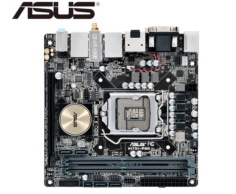Б/у материнская плата для настольного компьютера Asus H170I PRO socket LGA 1151 DDR4 в