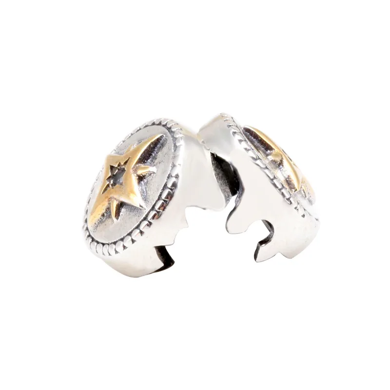 

Hot Authentic 100% 925 Sterling Silver Five-pointed star bracelet for Christmas Gift