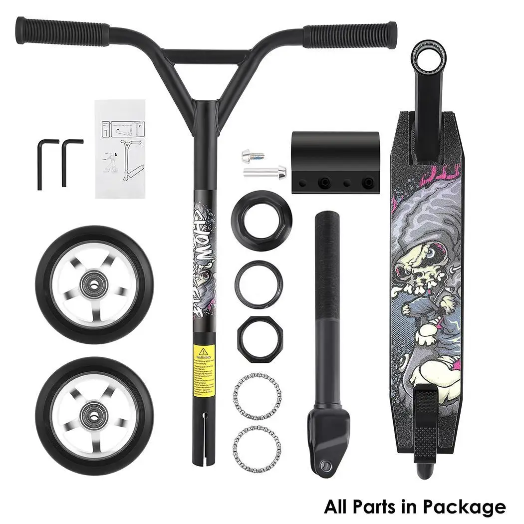 Двухколесный скутер с максимальной нагрузкой 100 кг скейтборд для спорта на