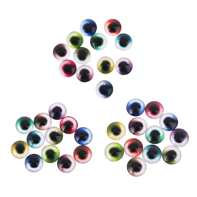 

20 штук стеклянная кукла глаз поделки своими руками глазного яблока для динозавр Животные аксессуары для глаз L41D