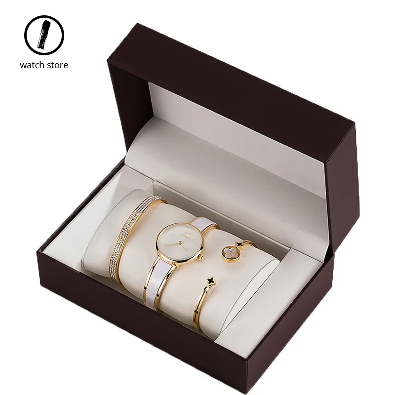 Роскошные Брендовые Часы браслет женские модные кварцевые часы из розового