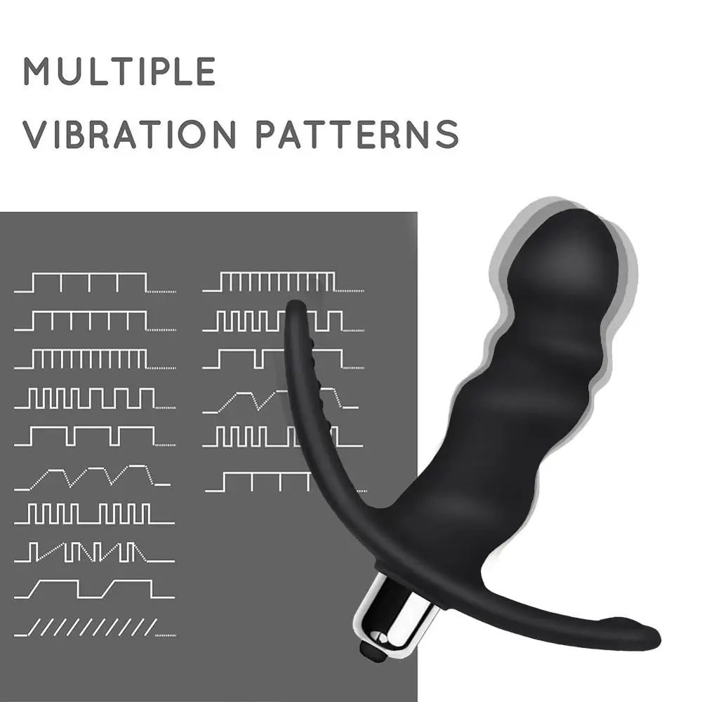 LEVETT 16 скоростей Анальный вибратор для мужчин массажер простаты Анальная пробка