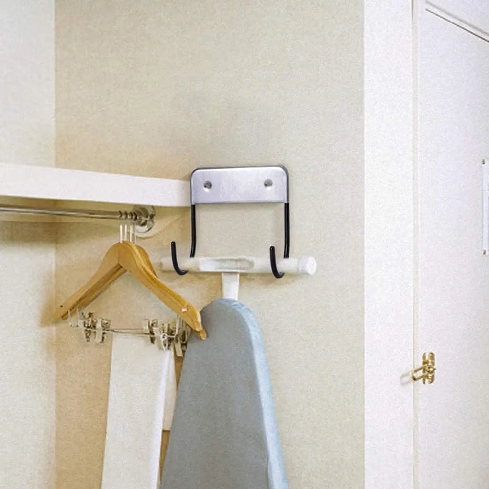 Ironing Board Hanger Wall Mount Holder Organizer Rack For Laundry Rooms Storage Hanging Shelf | Дом и сад