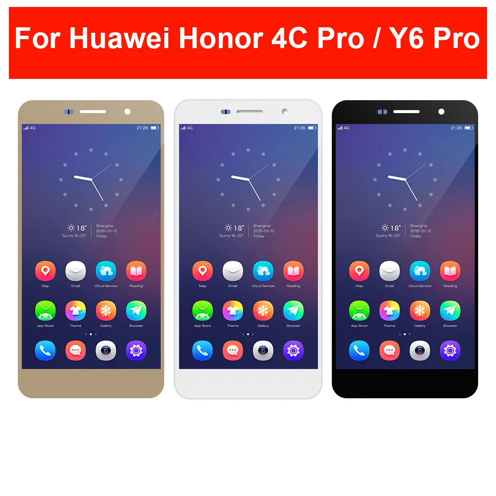 Для huawei Honor 4C Pro ЖК-экран Y6 TIT-L01 ЖК-дисплей дигитайзер сенсорный экран в сборе для |